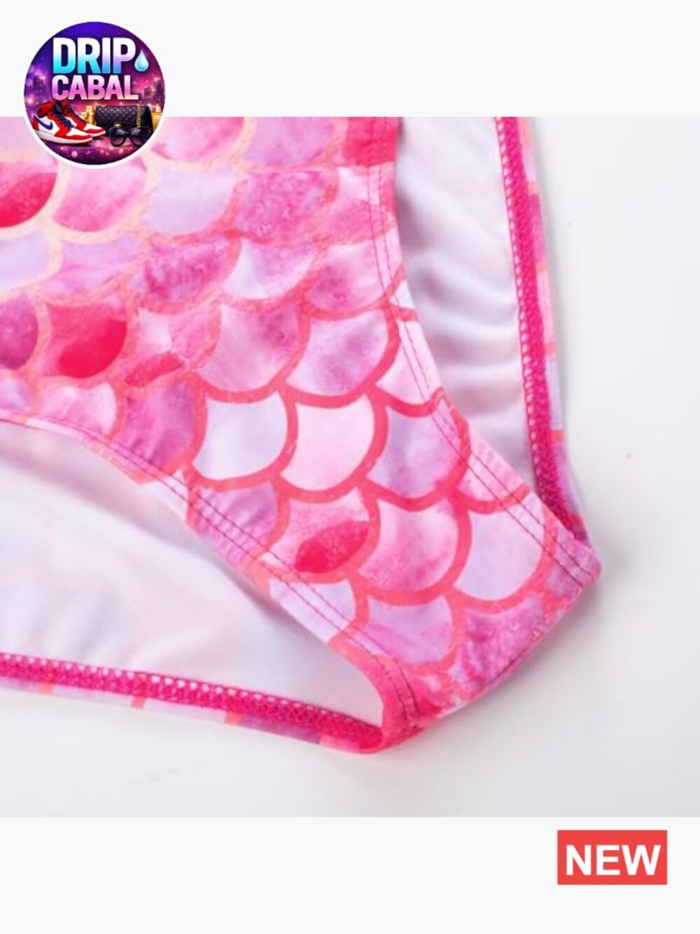 Girls Long Sleeve Rash Guard 4 Piece Swimsuit Set UPF 50 Sun Protection Swimwear - Picture 4 of 6